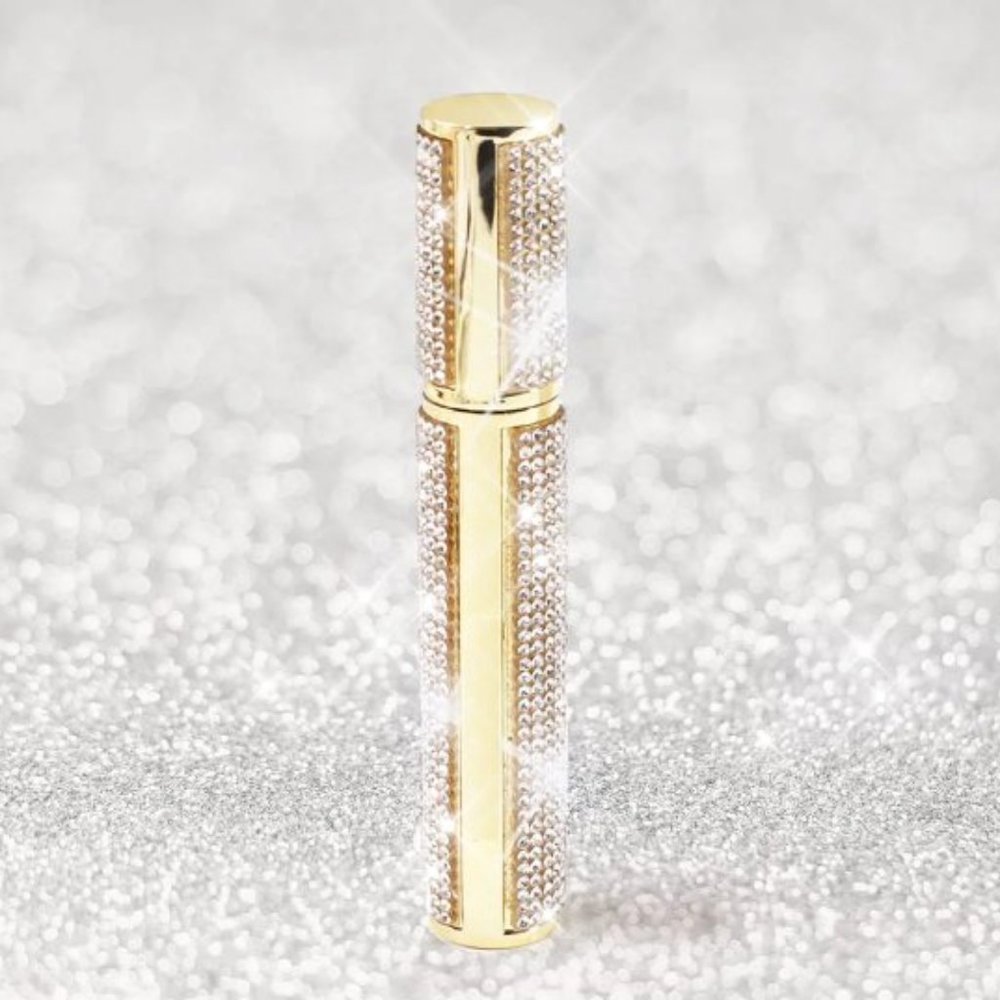 NWT Sparkling Bling Crystal Rhinestone Black Mascara Makeup Cosmetics +Gift! - Picture 3 of 5